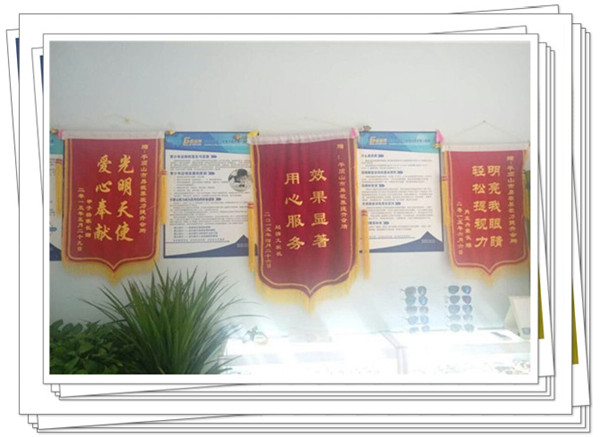 易視界里家長贈(zèng)送的錦旗