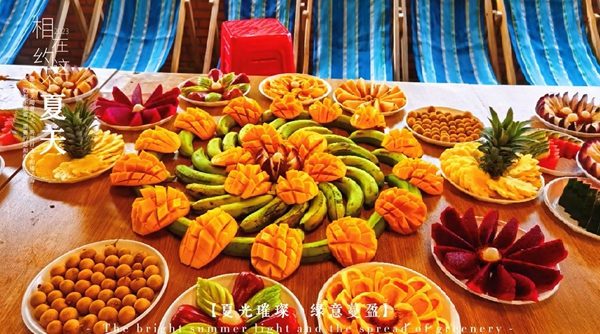 易視界精英集體實(shí)現(xiàn)水果自由日，享受水果的甜